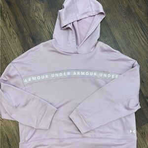 Under Armour Light Pink Pullover Hoodie